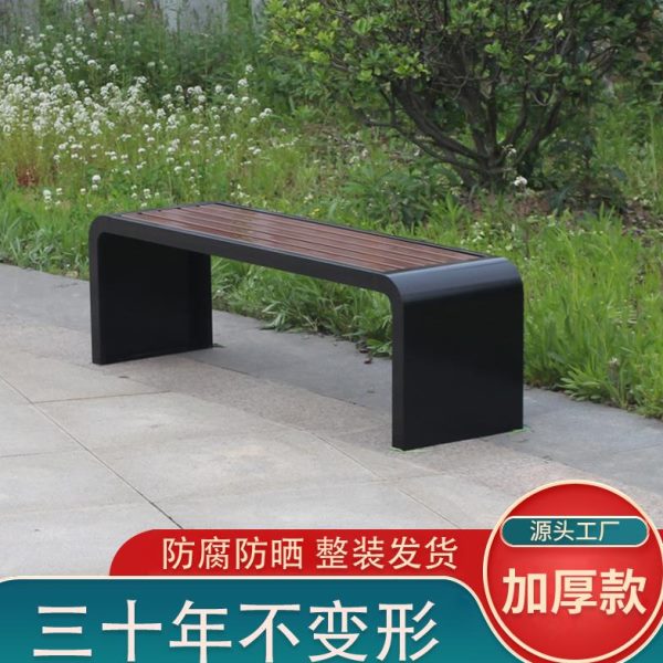 公园椅户外椅长椅塑木小区商场公交园林景观景区长椅广场休闲长凳
