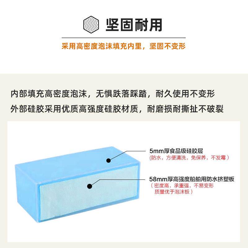 硅胶蛋糕胚抹面裱花练习入门圆形正方形假体蛋糕模型烘焙泡沫模型