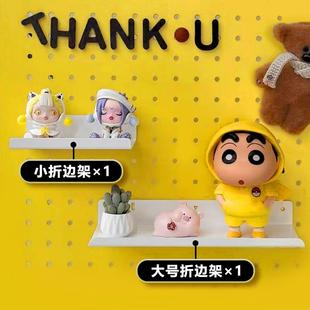 38mm孔距边长10mm方孔金属洞洞板配件挂钩置物架桌面洞洞板配件