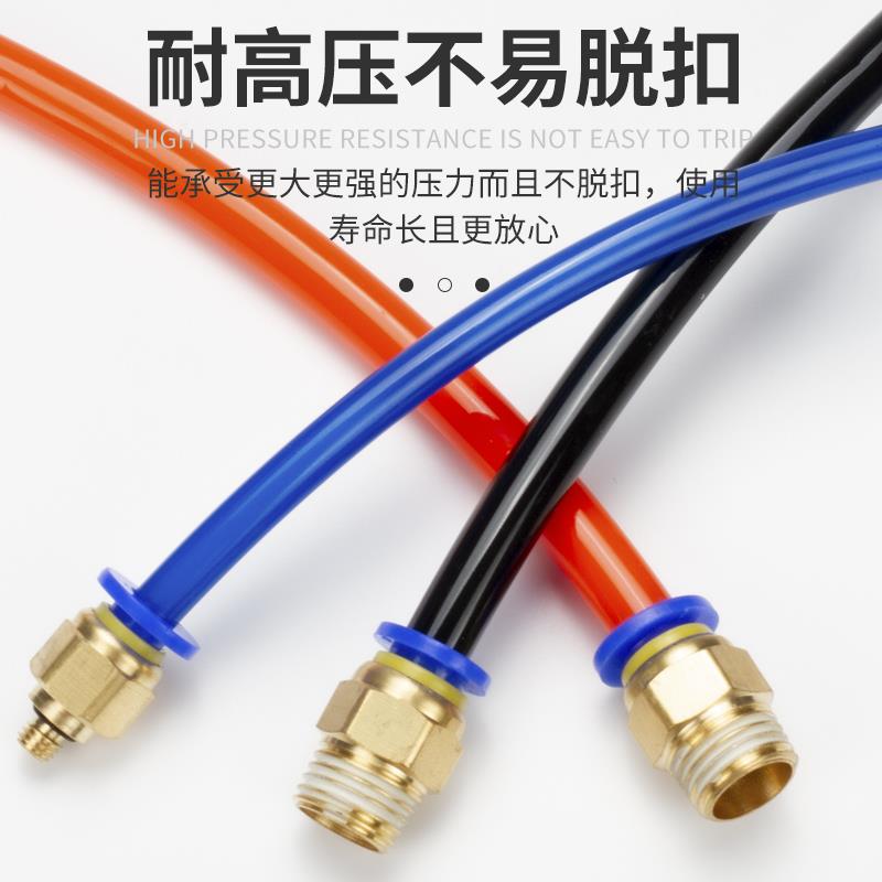 JNC气动螺纹直通快速接头气管气嘴气咀SPC4 SPC6 SPC8-M5-01-02