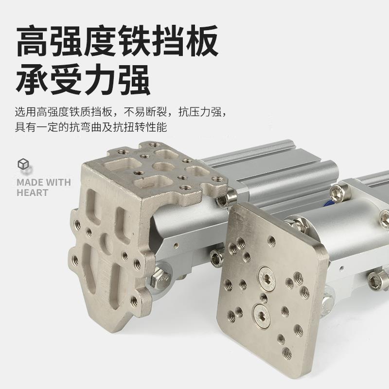 气动机械手配件FCZ侧姿组块旋转杠杆DHRC32-30LB夹具90度翻转气缸