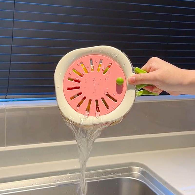 水果盒便当盒可沥水家用宿舍沥水水果盒加厚可滑盖多功能保鲜盒