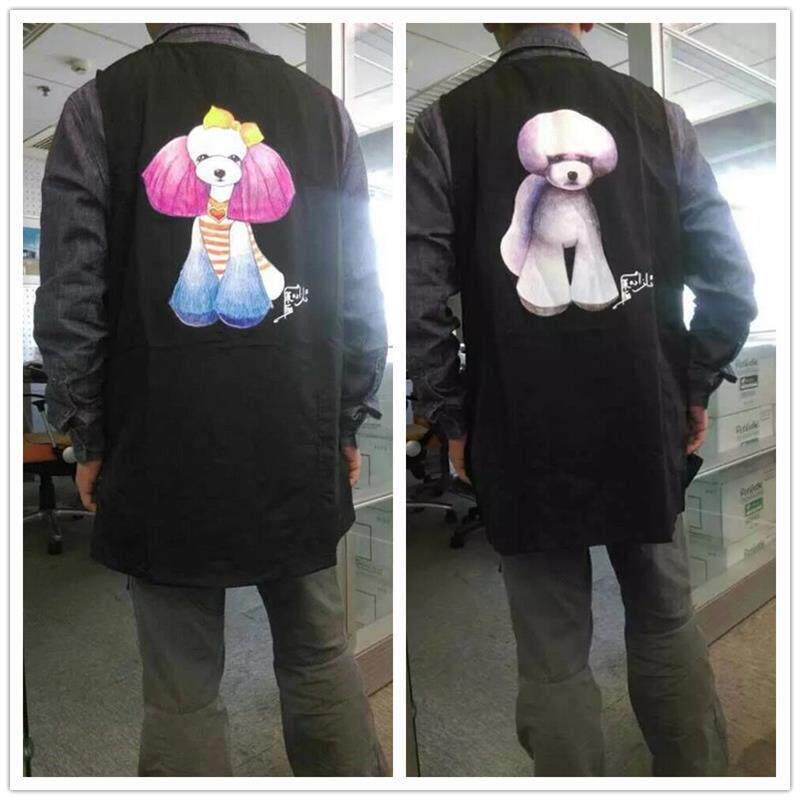贝特爱思宠物美容师工作服美容服美容围裙宠物店工作服美容袍