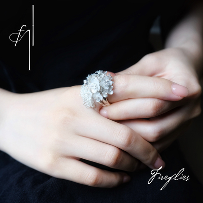 Fireflies瀑布捧花戒指