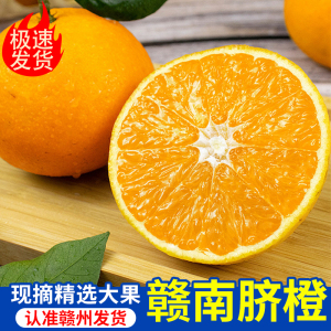 江西赣南脐橙10斤整箱橙子新鲜应当季水果冰糖果冻橙手剥橙子5斤