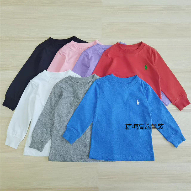 基础款美R春秋季男女童纯棉长袖圆领T恤大童纯色上衣打底衫90-170,童装/婴儿装/亲子装,T恤,淘宝优惠券,粉丝福利购,淘宝优惠卷