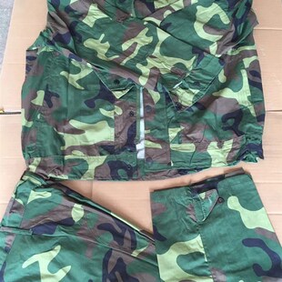 夏季套装男女外套纯棉老款八七双层米彩服劳保服耐磨耐脏透气库存