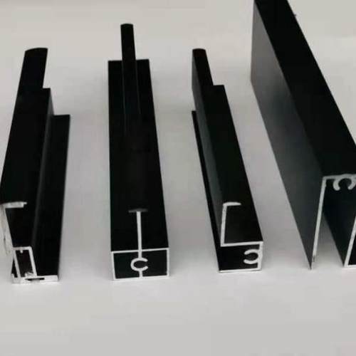 17-18板边框衣柜拉门铝合金边框衣橱移门铝材铝挤型材料免漆板铝