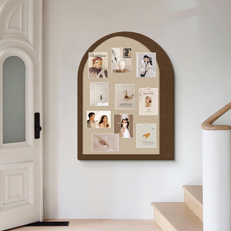 毛毡板墙贴照片墙背景板相片展示板留言板挂墙文艺风公告栏墙面装