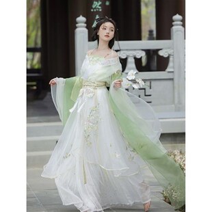 南北朝汉服女大袖襦超仙晋制齐腰襦裙中国风夏季