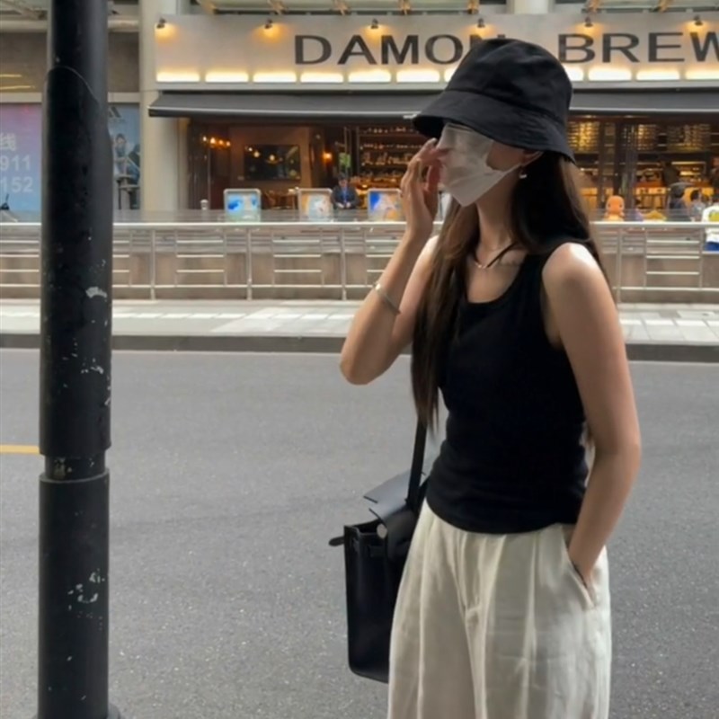 亚麻阔腿裤女夏季新款高腰显瘦休闲裤白色裤子透气W垂感棉麻女裤