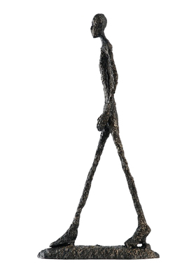 贾克梅蒂抽象雕塑人物艺术铁艺z摆件软装饰品样板间售楼部艺术摆