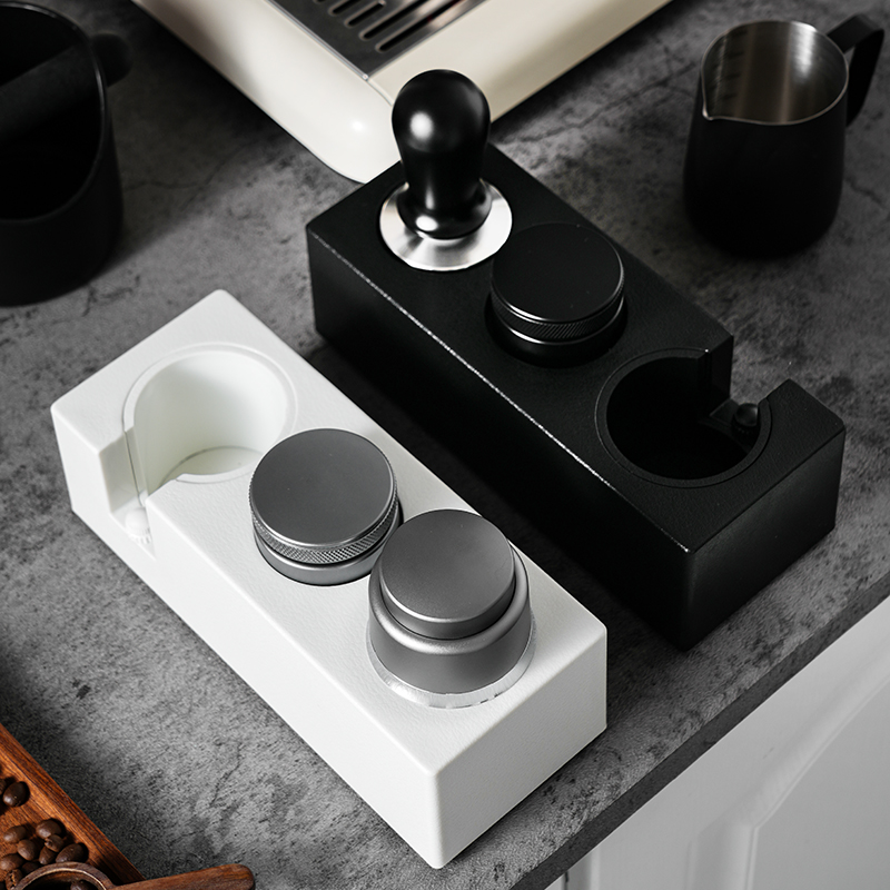 咖啡压粉座三件套布粉器底座套装咖啡手柄支架底座51/54/58mm通用