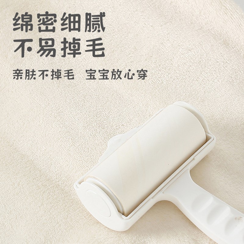 宝宝连体睡衣秋冬儿童连身珊瑚绒家居服男童女童防着凉睡袋法兰绒