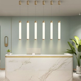 定制火锅店吊灯带射灯可印字灯具餐饮烧烤奶茶店圆柱形酒吧前台灯