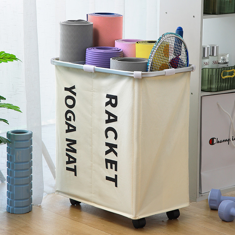 瑜珈垫收纳运动用品神器折叠架泡沫轴羽毛球拍篮球健身器材收纳筐,收纳整理,运动器材收纳用具,淘宝优惠券,粉丝福利购,淘宝优惠卷