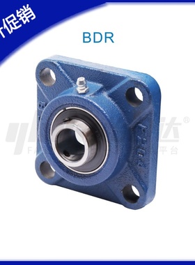带座轴承BDR01 方形座外球面球轴承 BDR-202/203/204/205/206/207