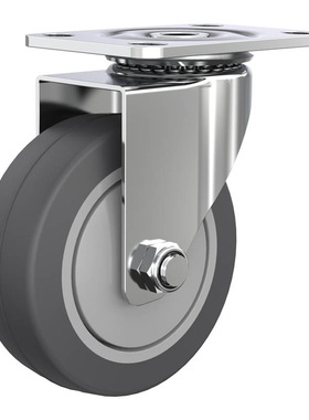 工业脚轮C-CJTS/C-CJTK/C-CJTJ75/100/125-N 万向轮带刹车 定向轮