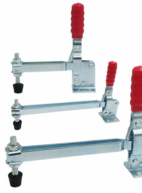 TCVFL4 加长臂型肘夹 立式把手型快速夹钳-法兰底座