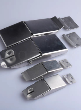 DK607-2/3不锈钢搭扣锁工具木箱鸭嘴弹簧锁扣机械设备配电箱搭扣