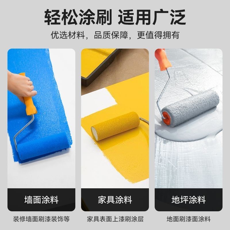 小拇指滚筒4寸6寸8寸大拇指热熔拇指滚芯油漆涂料乳胶漆迷你船刷