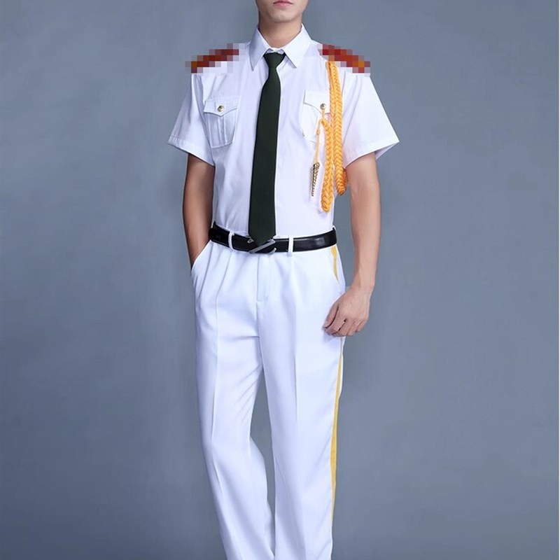 乐队礼服军鼓服装升旗手套装夏长袖短袖合唱团舞台演出服男女成人
