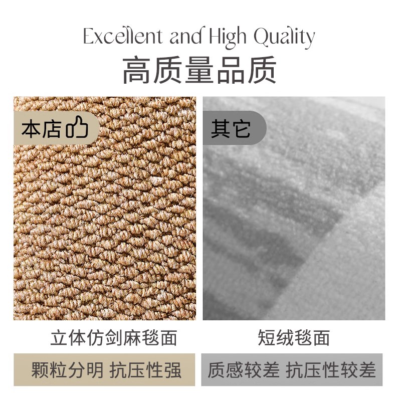 入户门地垫仿剑麻地毯门垫进门大门口玄关入门门外耐脏可裁剪脚垫
