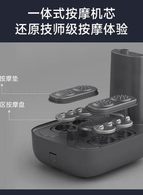 HITH杀菌泡脚桶电动按摩足浴盆恒温加热家用自动洗脚盆高深过小腿