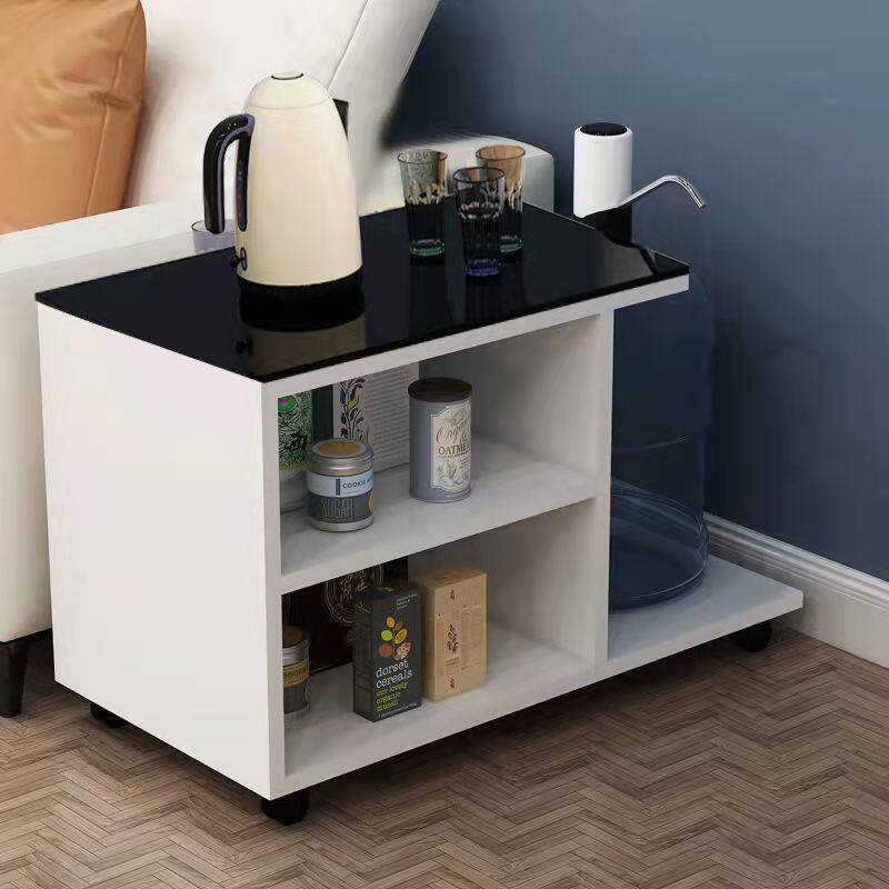 饮水机置物架桶装水架子纯净水桶收纳架落地茶几边几茶水柜一体的