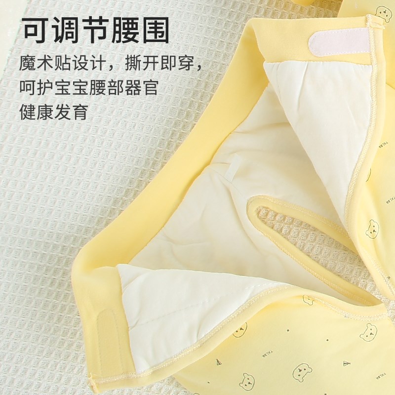 新生婴儿套装秋冬加厚保暖棉衣0-12个月男女宝宝衣服开裆分体夹棉