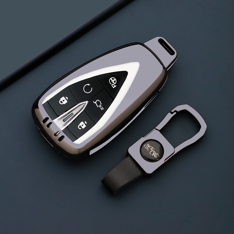 长安cs75plus汽车钥匙套X5plusuniv逸达cs55逸动unit欧尚z6包壳扣