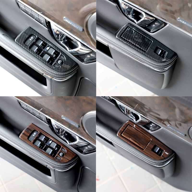 捷豹XJL内饰改装配件XJ中控排挡面板框车门按键框空调音量金属贴