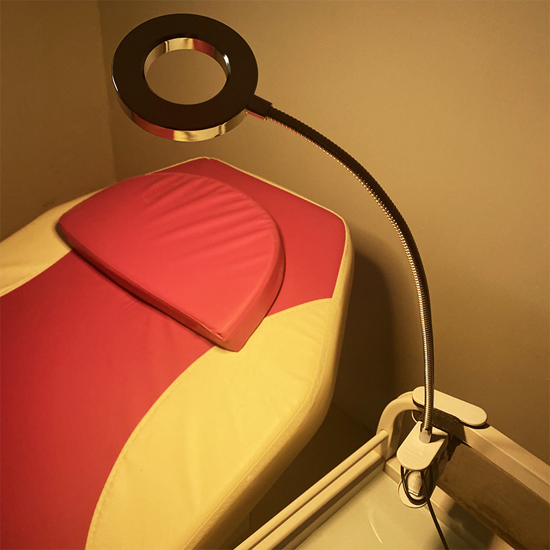 上门便携纹绣灯纹眉毛美睫专用灯美容照脸美甲照明台灯夹式充电灯