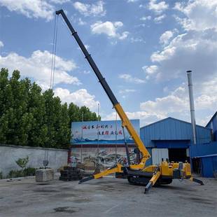 可移动小吊机微型履带蜘蛛吊8吨蜘蛛吊车 遥控操作履带吊自走式