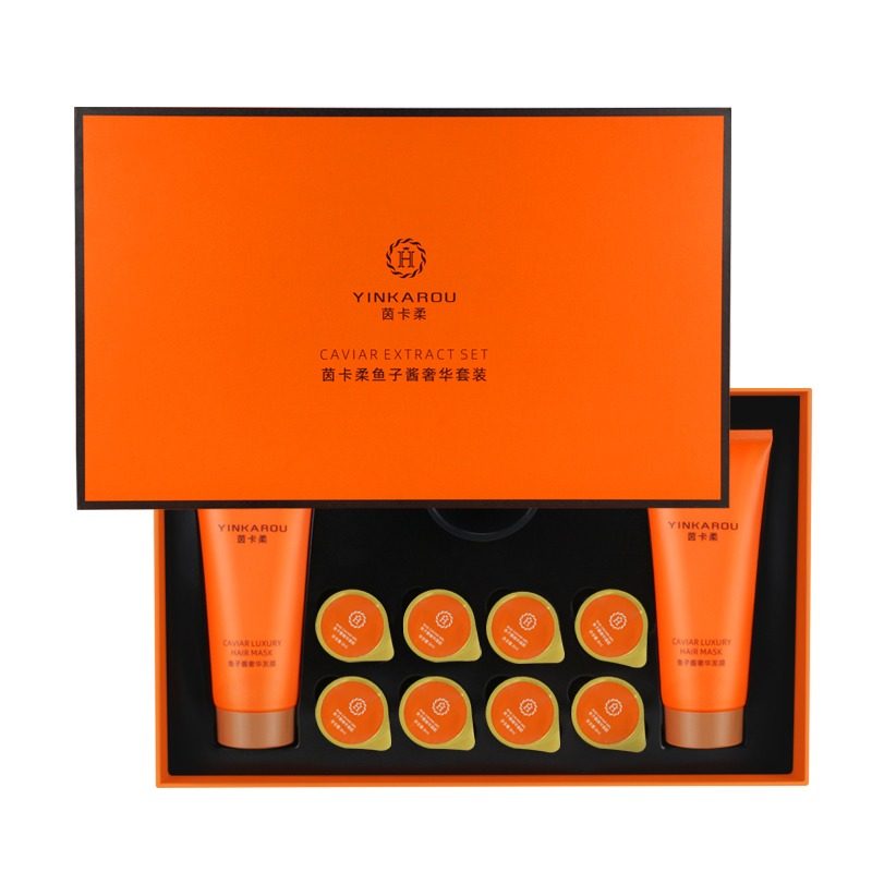鱼子酱发膜正品修护干枯补水护发素理美发店头发护理营养倒膜套装