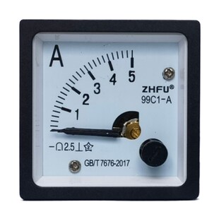 5A10mA 20A50A30A100A毫安表安培计 直流电流表99C1 99C1指针式