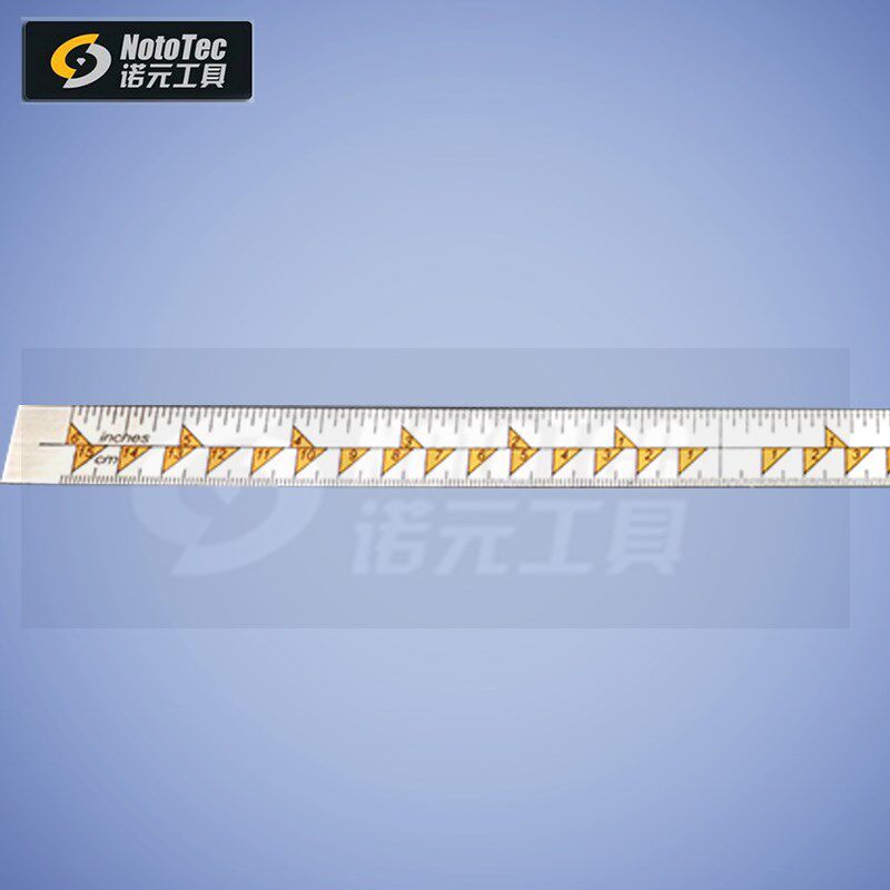 诺元带锯机9寸小型带锯工作台标尺诺元9寸右向18公分拉丝银标尺