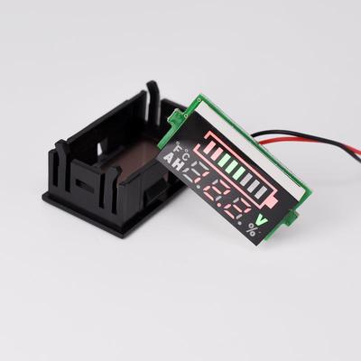 电池电量显示器12v铅酸电瓶蓄电池电量表60v锂电池宁德刀片电池表