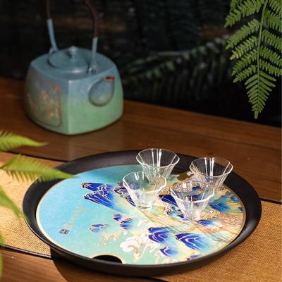 朱炳仁铜江山如画茶器礼