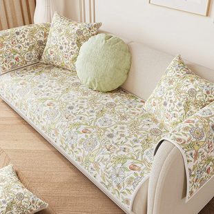 凉席透气夏天冰丝沙发垫新款 简约现代防滑夏季 坐垫轻奢子沙发套罩