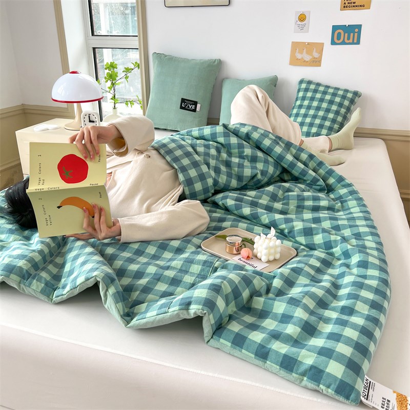 全棉抱枕被子两用午睡沙发靠枕二合一枕头被冬天加厚车用折叠毯子