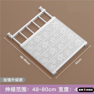 柜免钉伸缩分隔置物架厨房隔断 衣柜收纳分层架隔板衣橱柜子隔层鞋