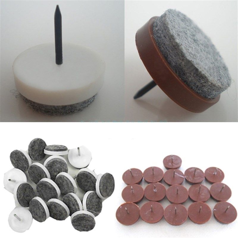 高档毛毡防脱落钉垫家具脚钉地板桌椅脚垫保护垫带钉毛毡垫沙发垫