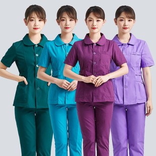 医院急救护士服长短袖夏季厚手术服急诊科套装口腔ICU医护工作服