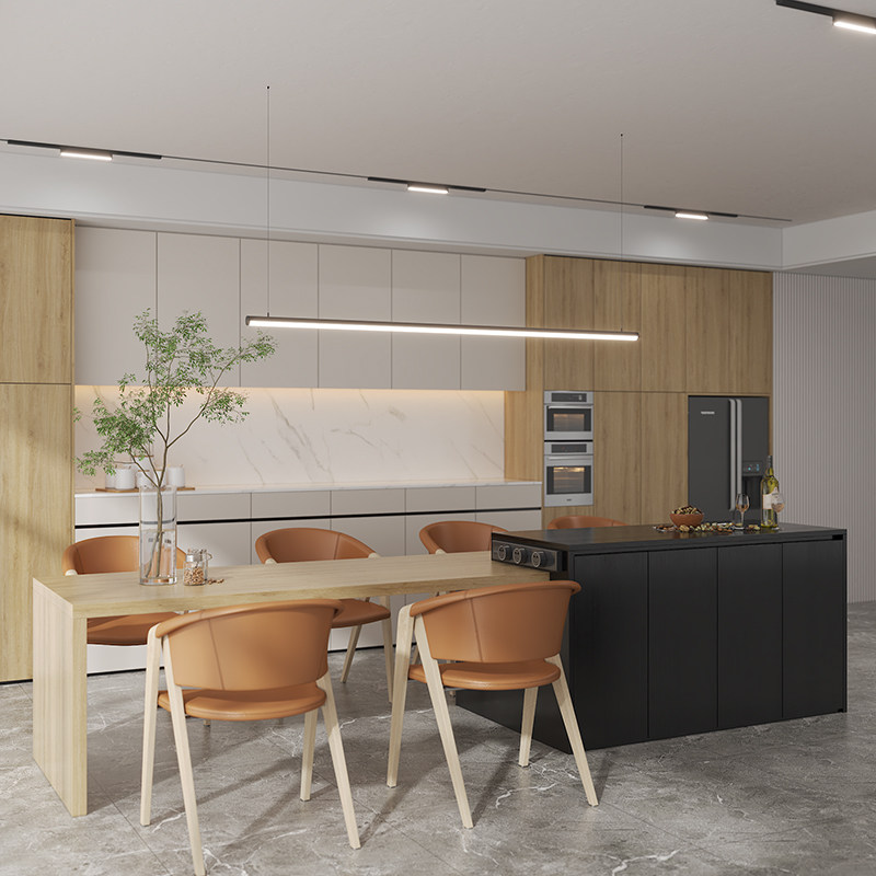 定制岛台餐桌一体轻奢吧台开放式厨房原木风多功能超长茶桌两用,住宅家具,岛台餐桌,淘宝优惠券,粉丝福利购,淘宝优惠卷