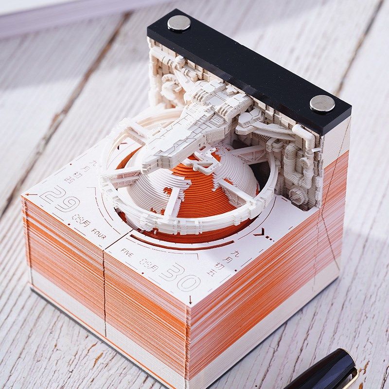 2024龙年3D立体纸雕日历拯救地球科幻系列便签纸手撕创意台历礼物,文具电教/文化用品/商务用品,台历,淘宝优惠券,粉丝福利购,淘宝优惠卷