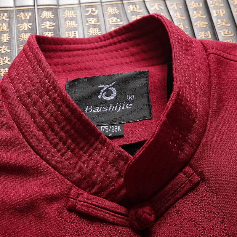 秋冬季中老年人中式唐装男外套爷爷加绒加厚大码棉衣服爸爸装汉服,男装,唐装,淘宝优惠券,粉丝福利购,淘宝优惠卷