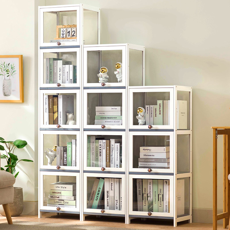 书架落地书柜子家用置物架客厅儿童多层收纳柜办公室简易网红墙边,住宅家具,书架,淘宝优惠券,粉丝福利购,淘宝优惠卷