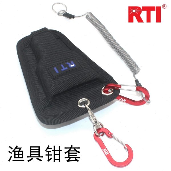 RTI 路亚渔具钳子工具保护皮带夹套带失手绳挂扣钓鱼垂钓用品工具