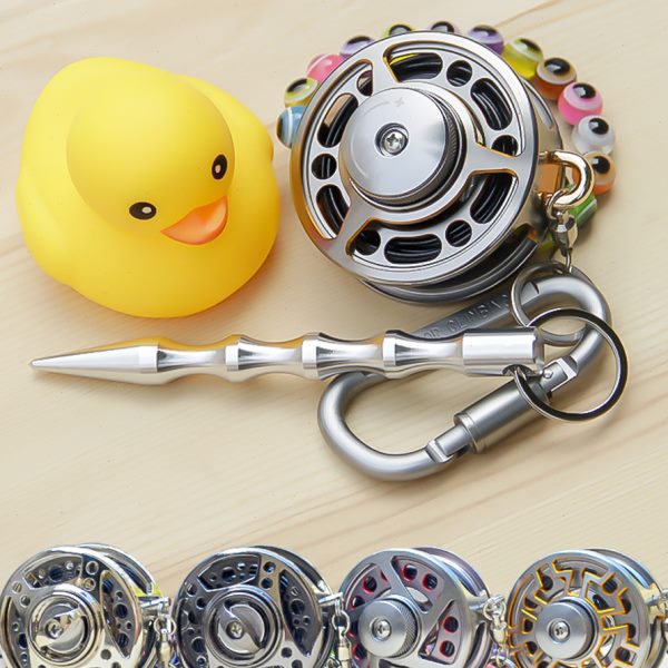 活鱼扣鱼锁路亚锁鱼器锁扣鱼器钢穿鱼串鱼工具路亚专用鱼扣单渔轮